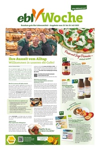 ebl-Naturkost Prospekt - Angebote ab 23.07.
