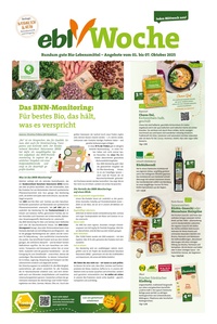 ebl-Naturkost Prospekt - Angebote ab 01.10.
