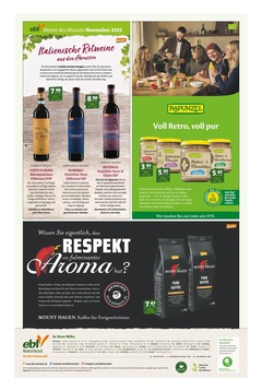 ebl-Naturkost Prospekt - Angebote ab 29.10.