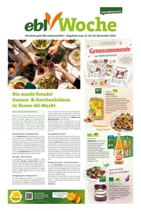 ebl-Naturkost Prospekt - Angebote ab 12.11.