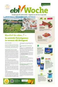 ebl-Naturkost Prospekt - Angebote ab 08.04.