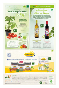 ebl-Naturkost Prospekt - Angebote ab 29.04.