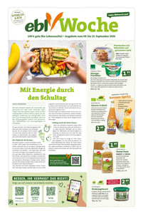 ebl-Naturkost Prospekt - Angebote ab 09.09.