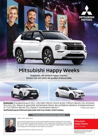 Autohaus Strobel Prospekt - Mitsubishi Happy Weeks