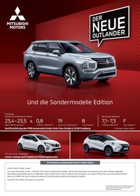 Autohaus Bloß Prospekt - Der neue Outlander
