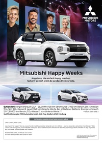 Autohaus Bloß Prospekt - Mitsubishi Happy Weeks