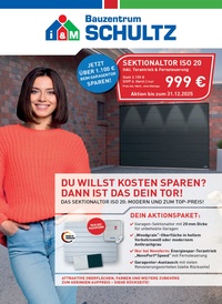 Schultz Bauzentrum Prospekt - Du willst Kosten sparen?