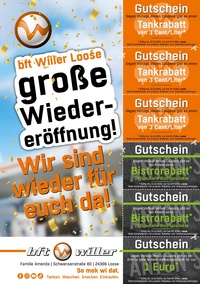 Anton Willer Prospekt - Große Wiedereröffnung in Loose