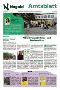 Stadt Nagold Prospekt - Amtsblatt Nagold Nr. 24