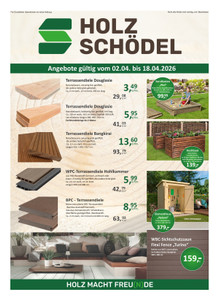 Holz-Schödel Prospekt - Angebote ab 02.04.