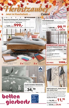Betten Giesberts Prospekt - Betten Giesberts GmbH & Co. KG - Seite 1