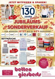 Betten Giesberts Prospekt - Betten Giesberts GmbH & Co. KG