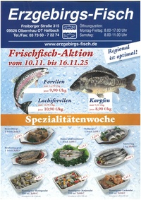 Erzgebirgs-Fisch Prospekt - Frischfisch-Aktion
