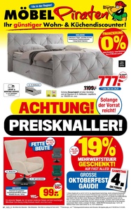 Möbel Piraten Prospekt - Angebote ab 27.09.