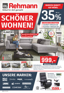 Möbel Rehmann Prospekt - Angebote ab 12.03.