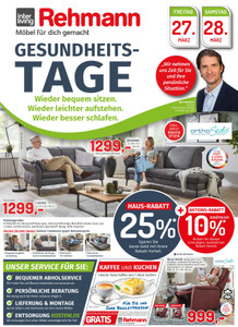 Möbel Rehmann Prospekt - Rehmann & Söhne GmbH