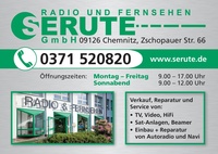 Radio Fernsehen Serute Prospekt - Radio und Fernsehen Serute