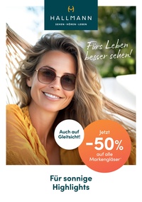Optik Hallmann Prospekt - Lebenskampagne Juni