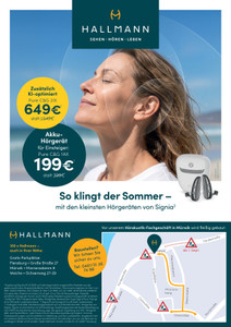 Optik Hallmann Prospekt - So klingt der Sommer