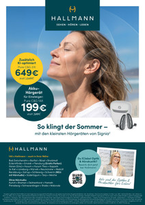 Optik Hallmann Prospekt - So klingt der Sommer