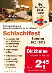 Gretenkord Prospekt - Schlachtfest