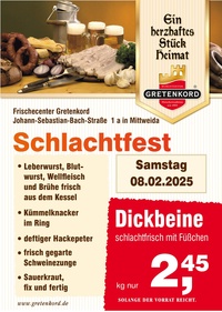 Gretenkord Prospekt - Schlachtfest 08.02.2025