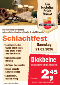 Gretenkord Prospekt - Schlachtfest 21.2.26