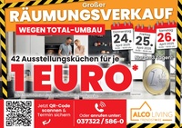 Alco Living Prospekt - Großer Räumungsverkauf wegen Totalumbau