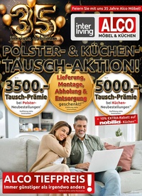 Alco Living Prospekt - Polster- & Küchen-Tausch-Aktion!