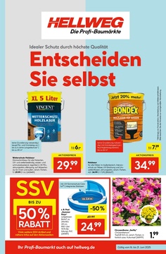 HELLWEG Prospekt - Angebote ab 16.06.
