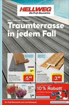 HELLWEG Prospekt - Angebote ab 18.08.