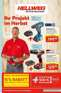 HELLWEG Prospekt - Angebote ab 22.09.