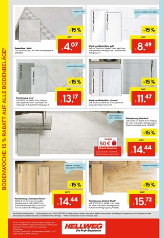 Vorschau des HELLWEG Prospekts - Aktionen, Rabatte & Gutscheine, Seite 12