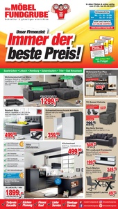 Die Möbelfundgrube Prospekt - Unser Firmenziel: Immer der beste Preis!