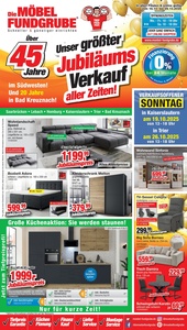 Die Möbelfundgrube Prospekt - Unser größter Jubiläumsverkauf aller Zeiten!