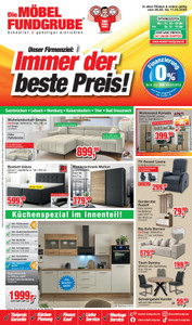 Die Möbelfundgrube Prospekt - Unser Firmenziel: Immer der beste Preis!