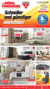 Die Möbelfundgrube Prospekt - Schneller und günstiger einrichten!