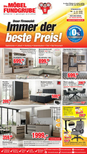 Die Möbelfundgrube Prospekt - Immer der beste Preis!