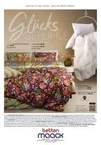 Betten Maack Prospekt - Glücksgefühle