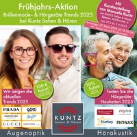 Kuntz Hören & Sehen Prospekt - Frühjahrs-Aktion Sehen & Hören bei Optik Kuntz