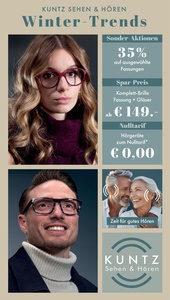 Kuntz Hören & Sehen Prospekt - Winter-Trends bei Kuntz Sehen & Hören