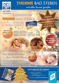 Therme Bad Steben Prospekt - Angebote ab 25.11.