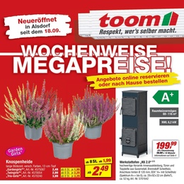 toom Baumarkt Prospekt - Angebote ab 25.09.