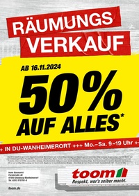 toom Baumarkt Prospekt - 50% Auf Alles