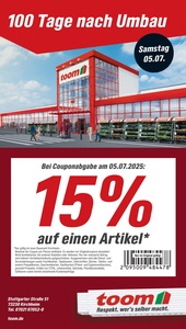 toom Baumarkt Prospekt - Angebote ab 28.06.