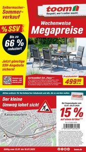 toom Baumarkt Prospekt - Angebote ab 12.07.