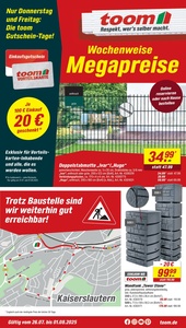 toom Baumarkt Prospekt - Angebote ab 26.07.