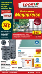 toom Baumarkt Prospekt - Angebote ab 26.07.