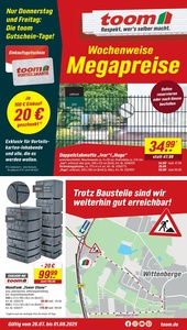 toom Baumarkt Prospekt - Angebote ab 26.07.