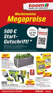 toom Baumarkt Prospekt - Angebote ab 09.08.
